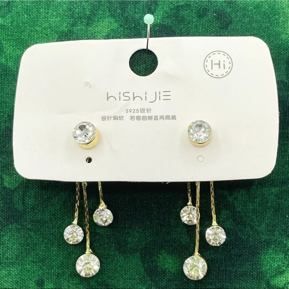 Hishijie clear rhinestone